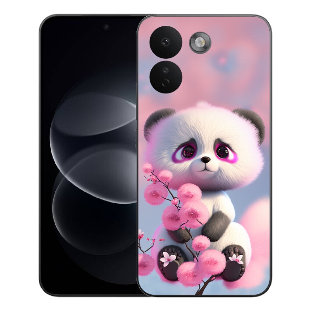 Gélový kryt mmCase na Xiaomi Redmi Note 17 Pro Max 5G - roztomilá panda 1