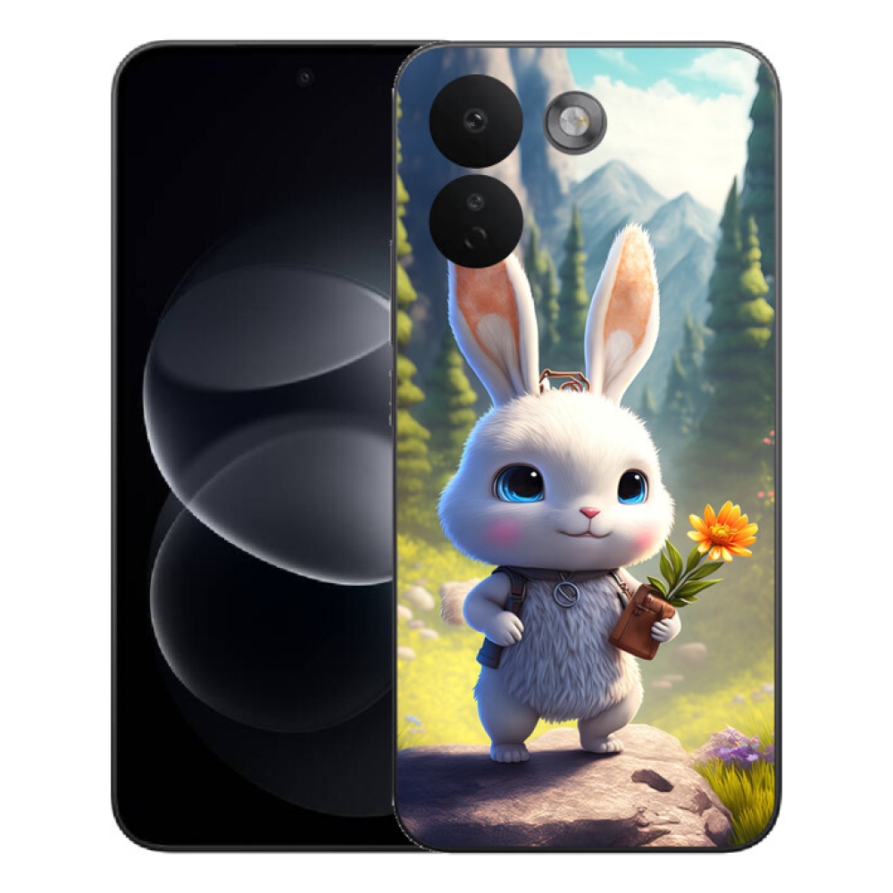 Gélový kryt mmCase na Xiaomi Redmi Note 17 Pro Max 5G - roztomilý zajačik