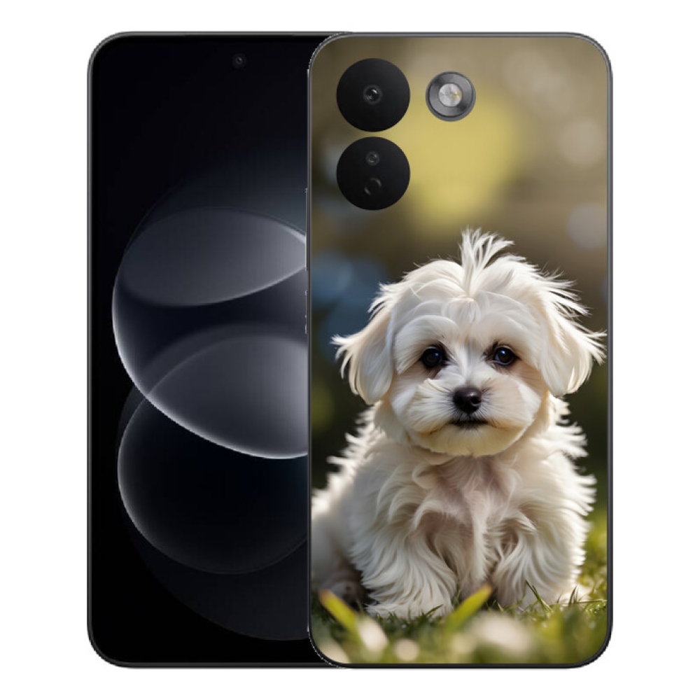 Gélový kryt mmCase na Xiaomi Redmi Note 17 Pro Max 5G - roztomilý maltézsky psík