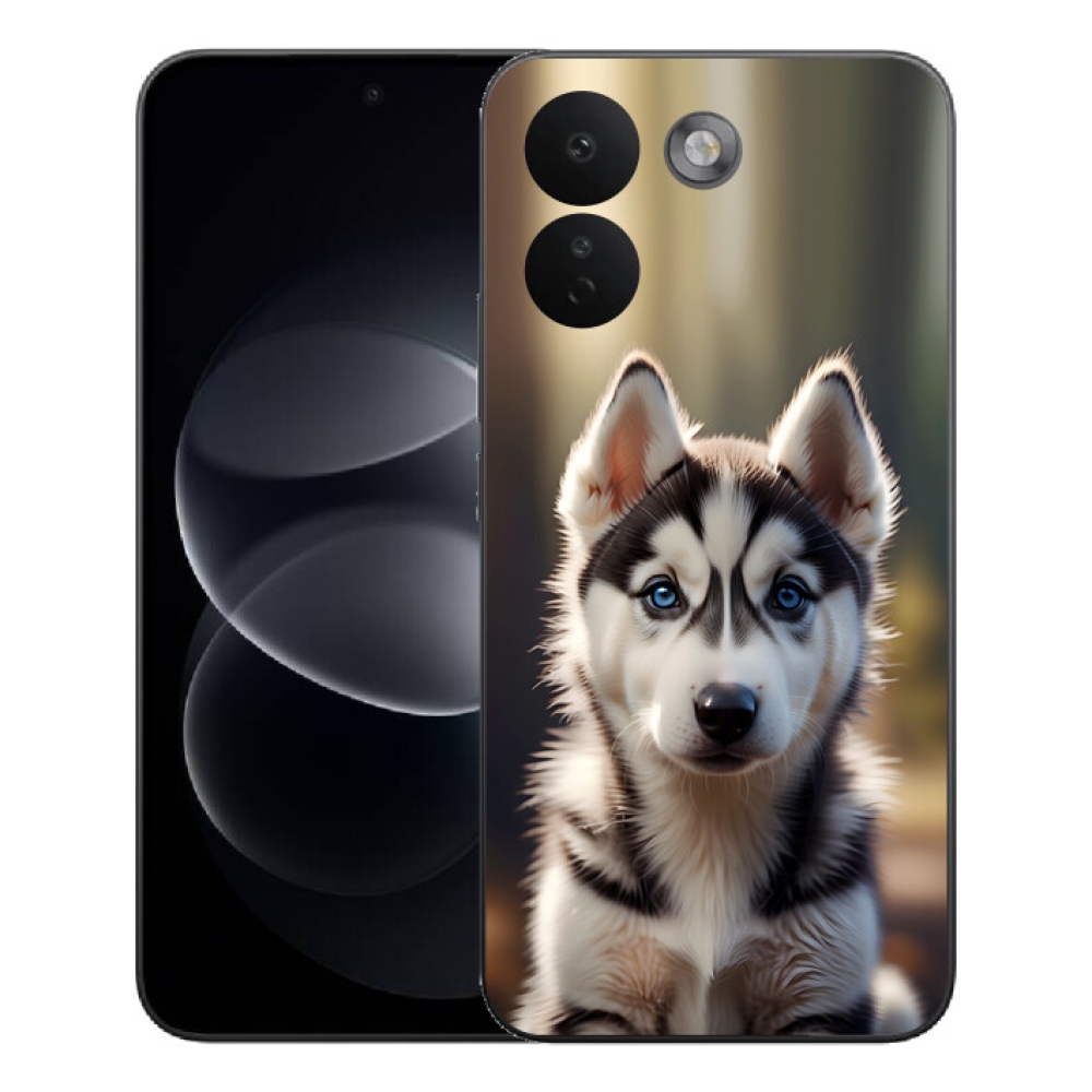 Gélový kryt mmCase na Xiaomi Redmi Note 17 Pro Max 5G - roztomilý sibírsky husky