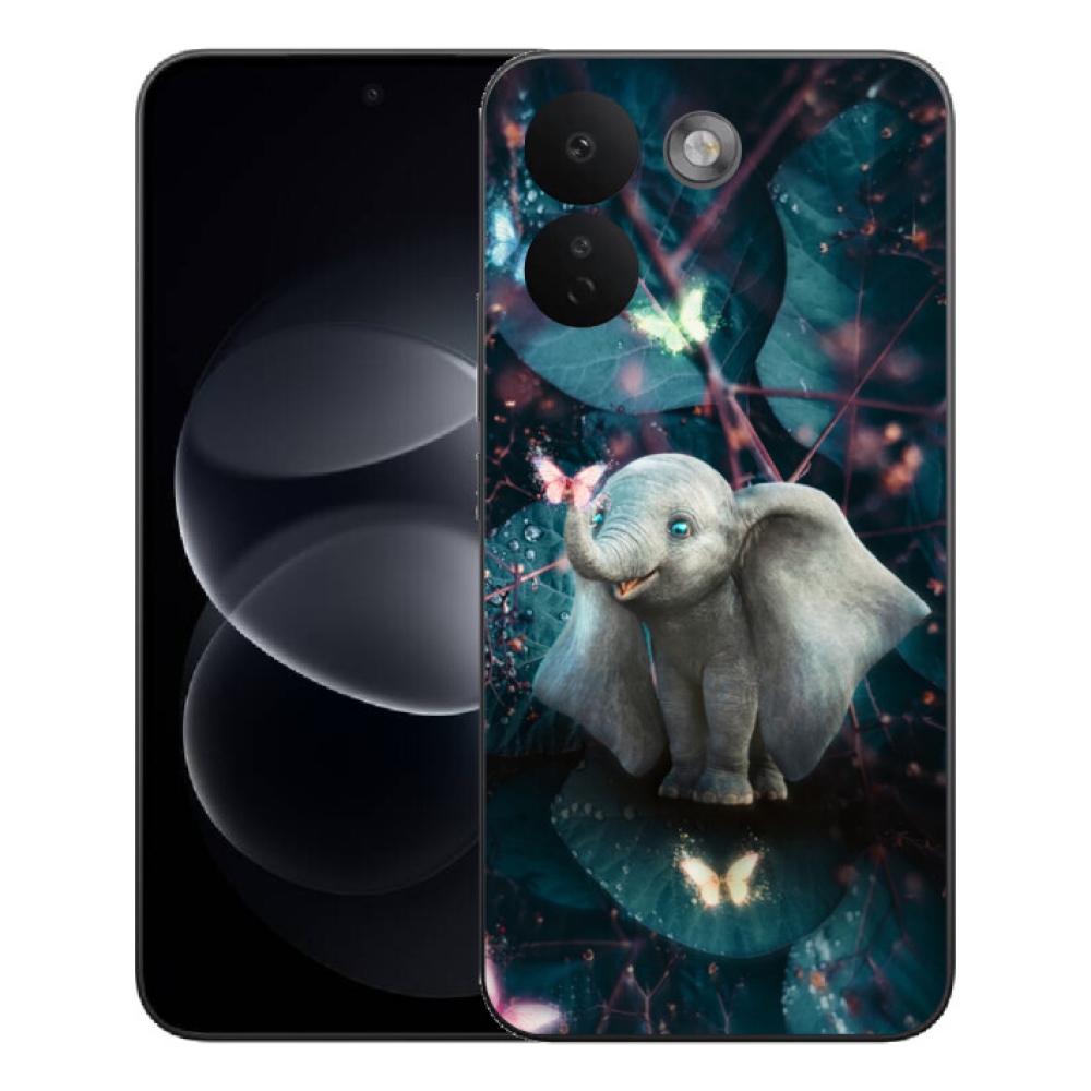 Gélový kryt mmCase na Xiaomi Redmi Note 17 Pro Max 5G - roztomilý slon