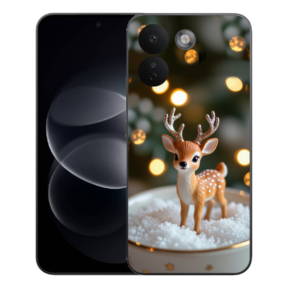 Gélový kryt mmCase na Xiaomi Redmi Note 17 Pro Max 5G - roztomilý vianočný jeleň