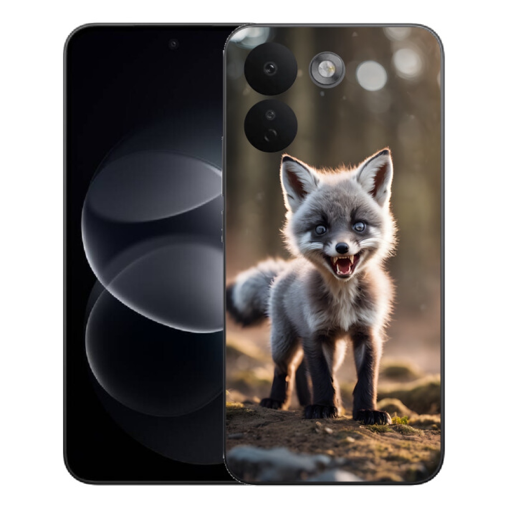 Gélový kryt mmCase na Xiaomi Redmi Note 17 Pro Max 5G - rozzúrená líška