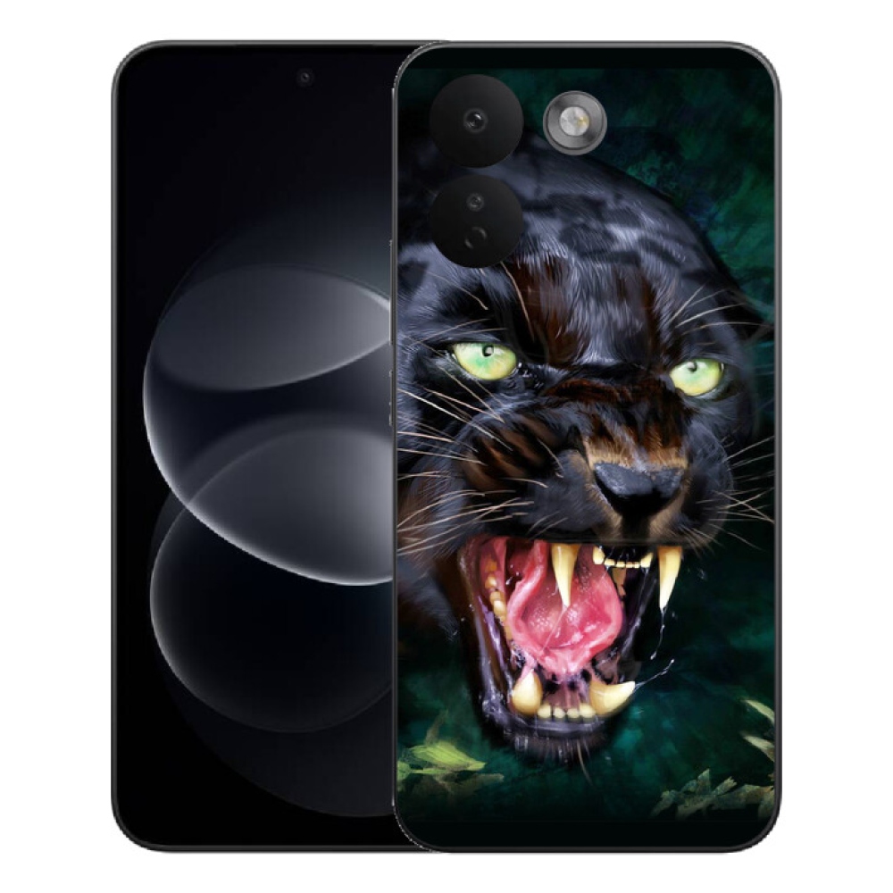 Gélový kryt mmCase na Xiaomi Redmi Note 17 Pro Max 5G - rozzúrený čierny panter