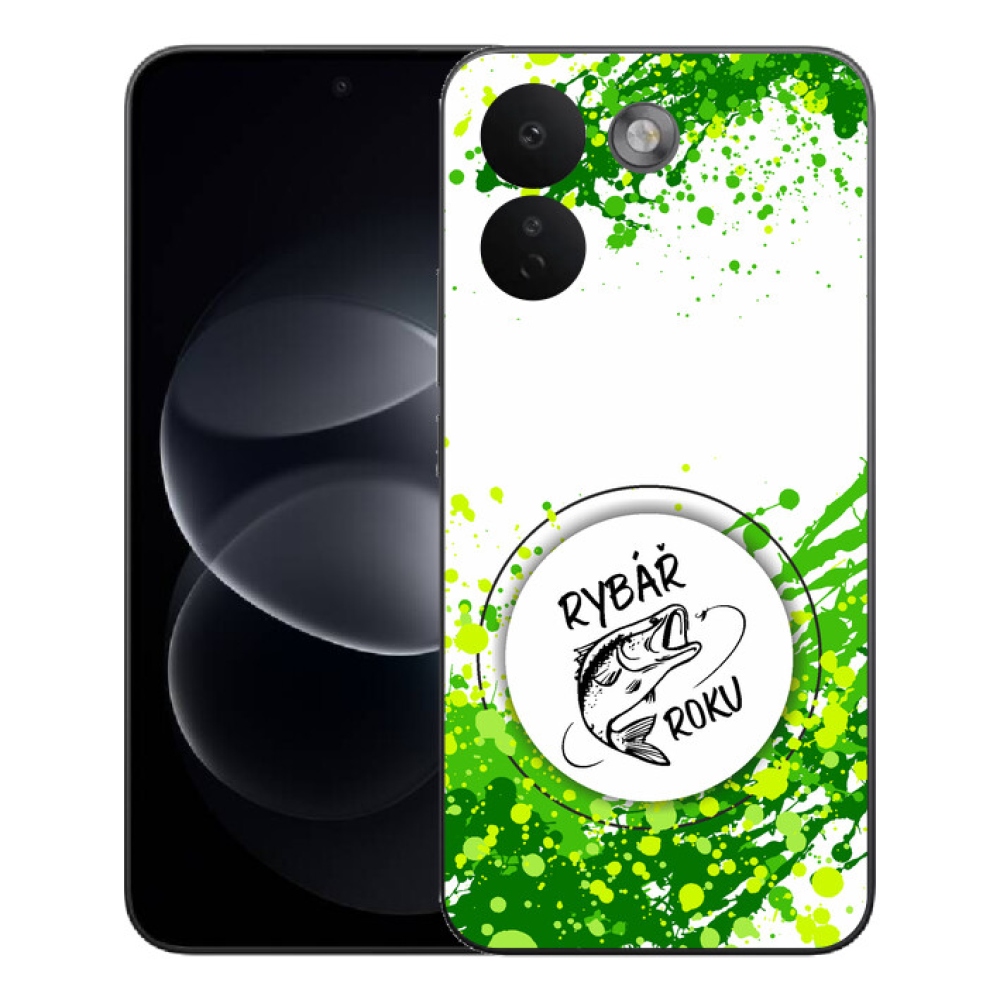 Gélový kryt mmCase na Xiaomi Redmi Note 17 Pro Max 5G - rybár roka biele pozadie