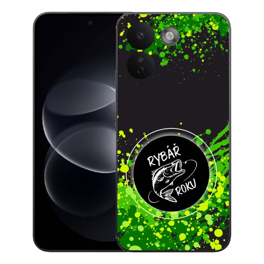 Gélový kryt mmCase na Xiaomi Redmi Note 17 Pro Max 5G - rybár roka čierne pozadie