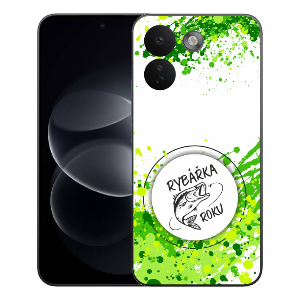 Gélový kryt mmCase na Xiaomi Redmi Note 17 Pro Max 5G - rybárka roka biele pozadie