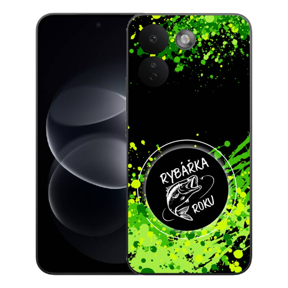 Gélový kryt mmCase na Xiaomi Redmi Note 17 Pro Max 5G - rybárka roka čierne pozadie