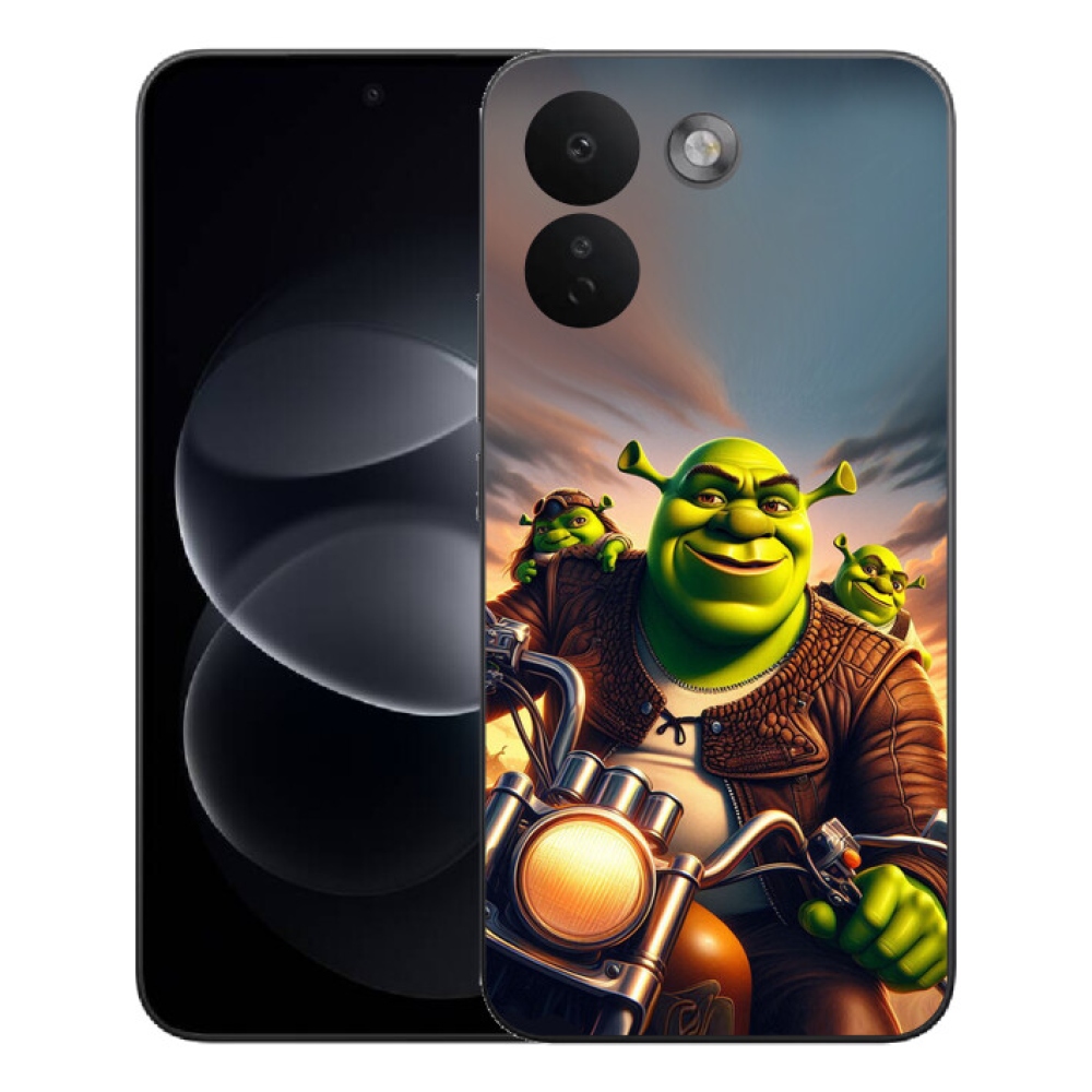 Gélový kryt mmCase na Xiaomi Redmi Note 17 Pro Max 5G - zhrek na motorke