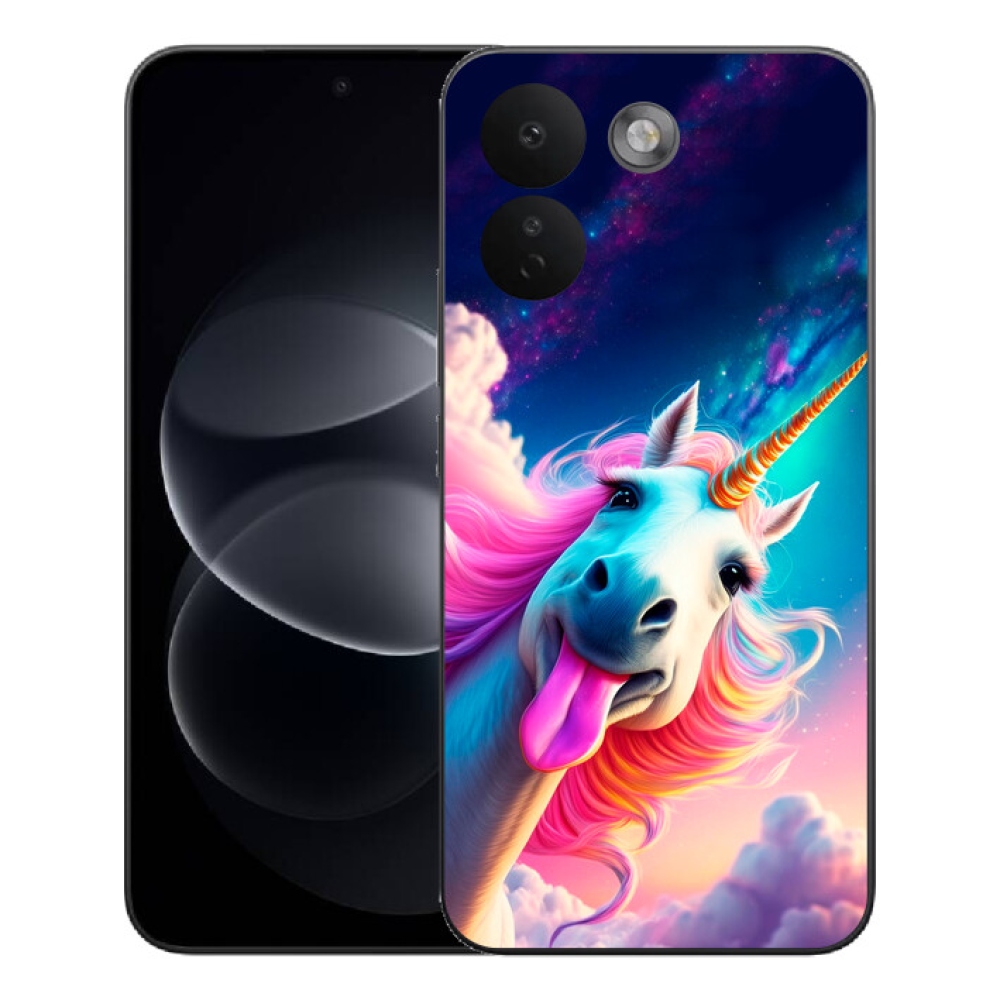 Gélový kryt mmCase na Xiaomi Redmi Note 17 Pro Max 5G - šialený jednorožec