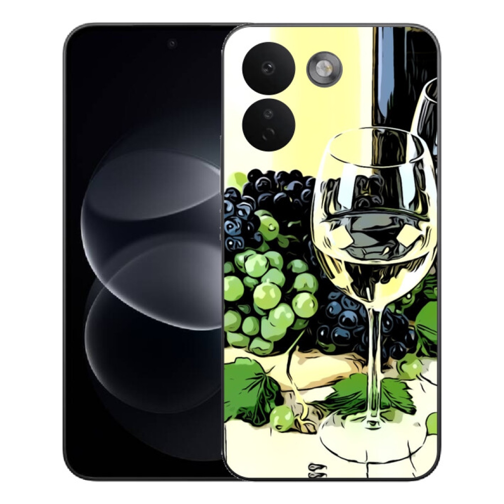 Gélový kryt mmCase na Xiaomi Redmi Note 17 Pro Max 5G - pohár vína