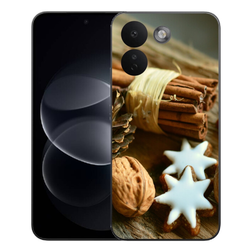 Gélový kryt mmCase na Xiaomi Redmi Note 17 Pro Max 5G - škorica a perníčky