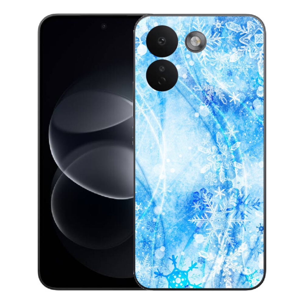Gélový kryt mmCase na Xiaomi Redmi Note 17 Pro Max 5G - snehové vločky