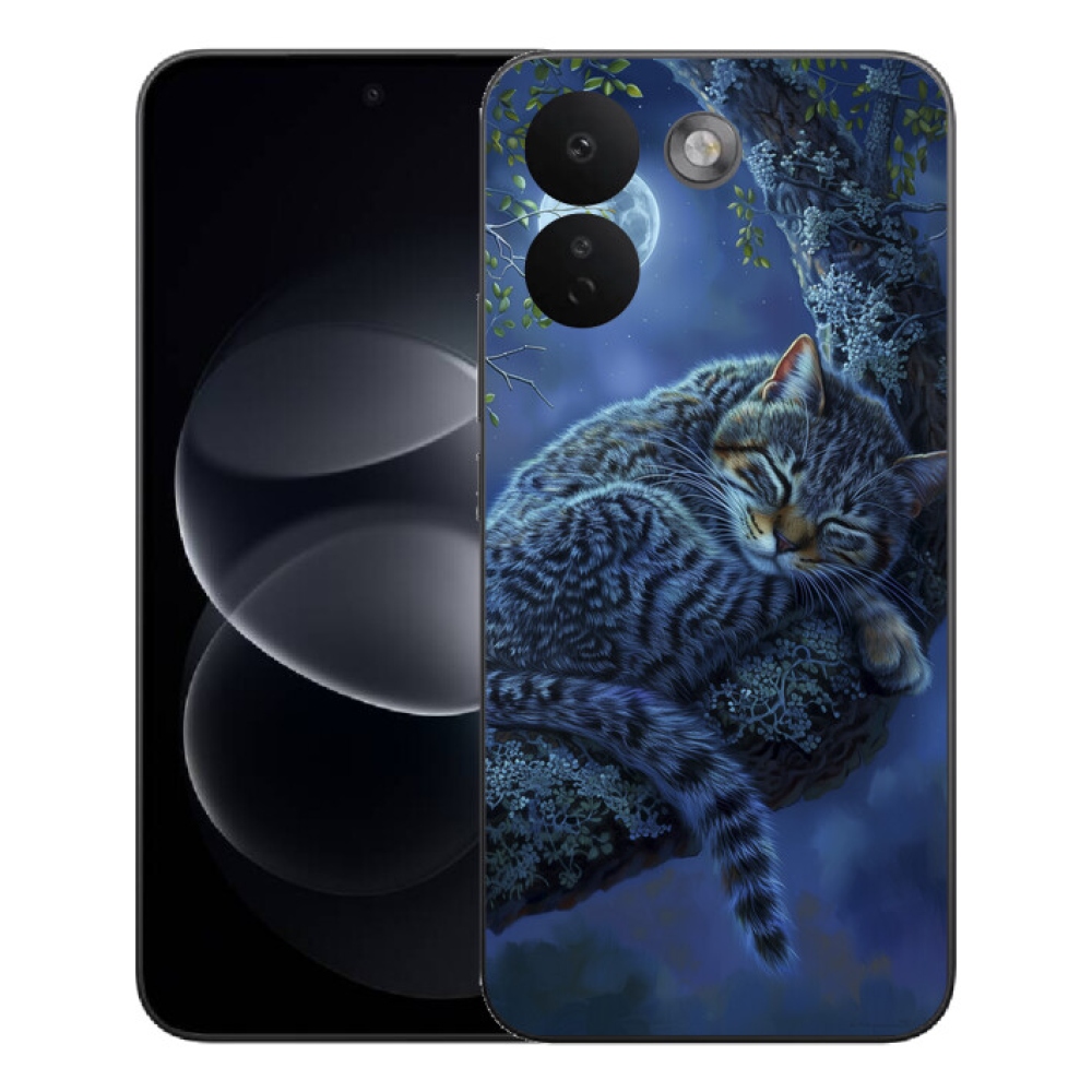 Gélový kryt mmCase na Xiaomi Redmi Note 17 Pro Max 5G - spiaca mačka