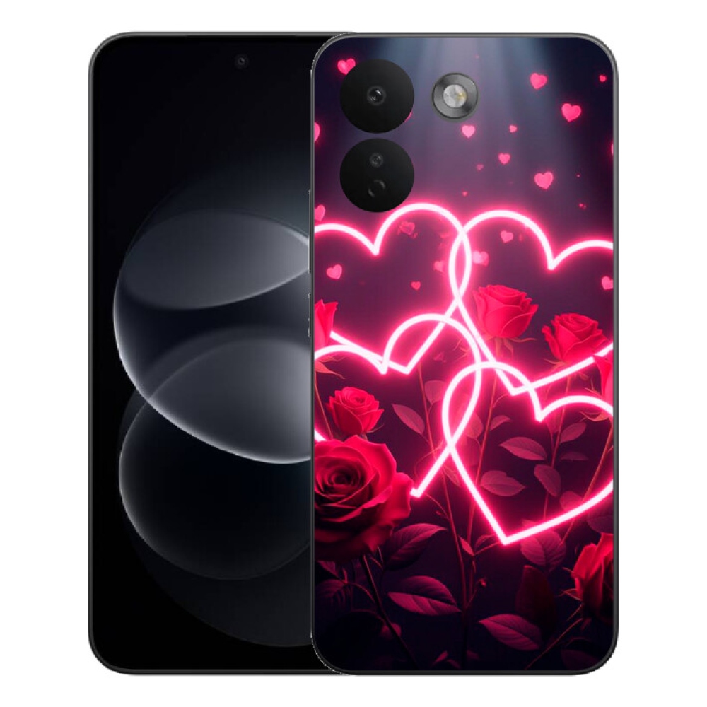 Gélový kryt mmCase na Xiaomi Redmi Note 17 Pro Max 5G - srdce lásky
