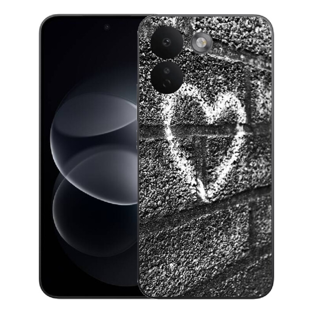 Gélový kryt mmCase na Xiaomi Redmi Note 17 Pro Max 5G - srdce na stene