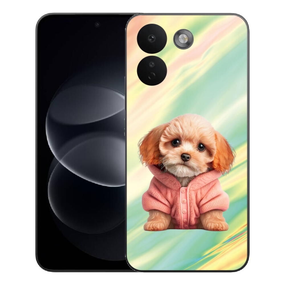 Gélový kryt mmCase na Xiaomi Redmi Note 17 Pro Max 5G - šteňa vo svetri