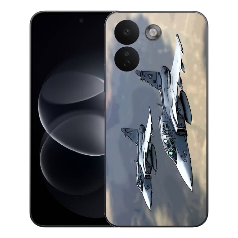 Gélový kryt mmCase na Xiaomi Redmi Note 17 Pro Max 5G - stíhačky