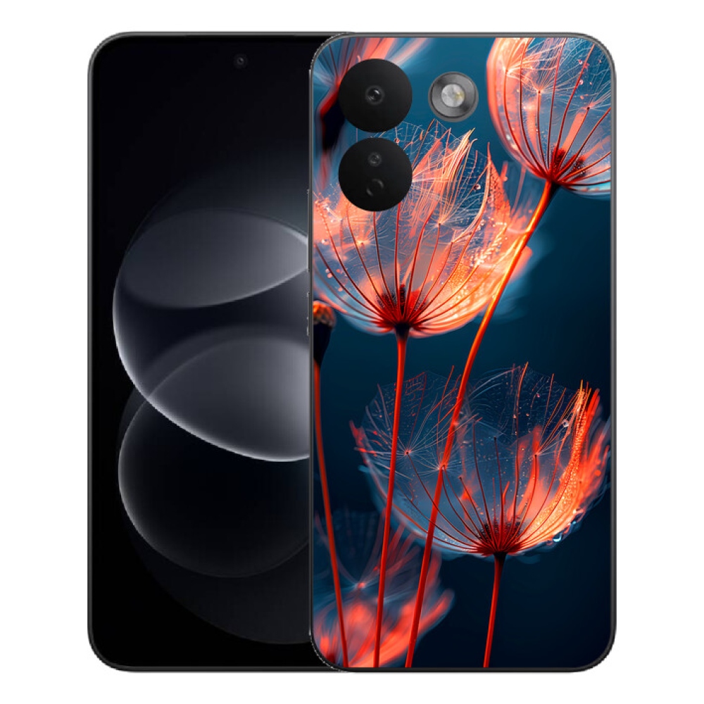 Gélový kryt mmCase na Xiaomi Redmi Note 17 Pro Max 5G - svetielkujúce páperie
