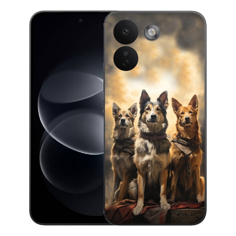Gélový kryt mmCase na Xiaomi Redmi Note 17 Pro Max 5G - tri psy