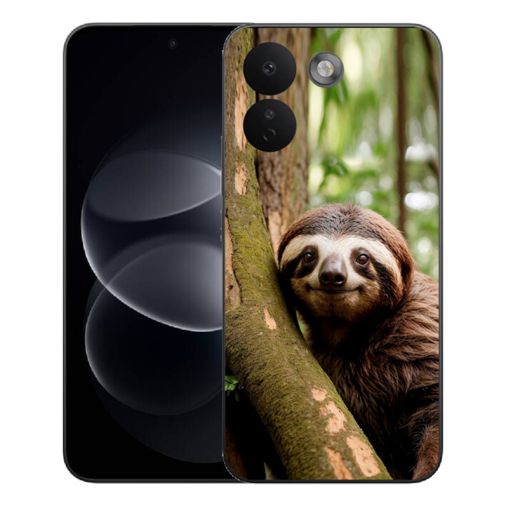 Gélový kryt mmCase na Xiaomi Redmi Note 17 Pro Max 5G - usmievavý leňochod