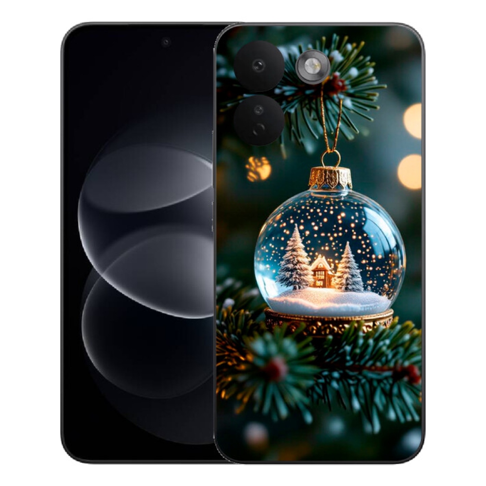 Gélový kryt mmCase na Xiaomi Redmi Note 17 Pro Max 5G - vianočné gule 2