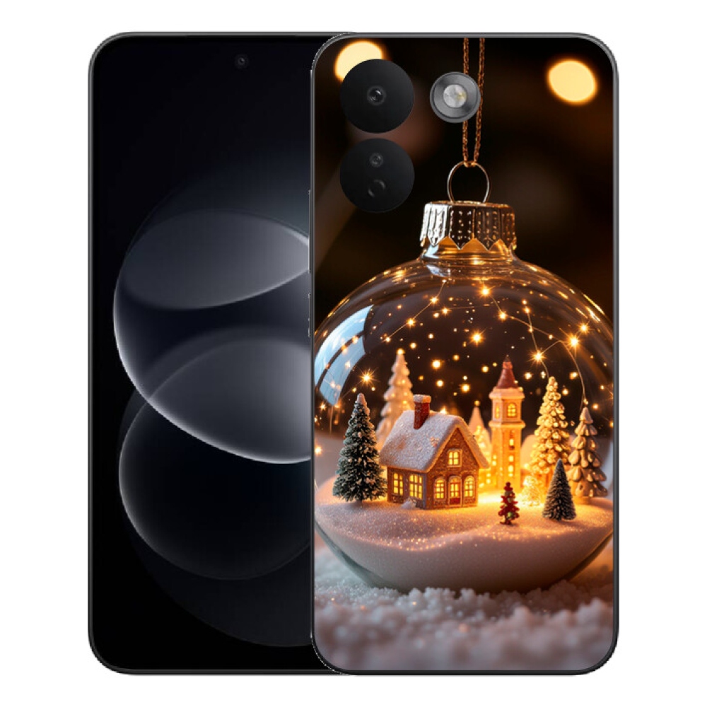 Gélový kryt mmCase na Xiaomi Redmi Note 17 Pro Max 5G - vianočné gule 3