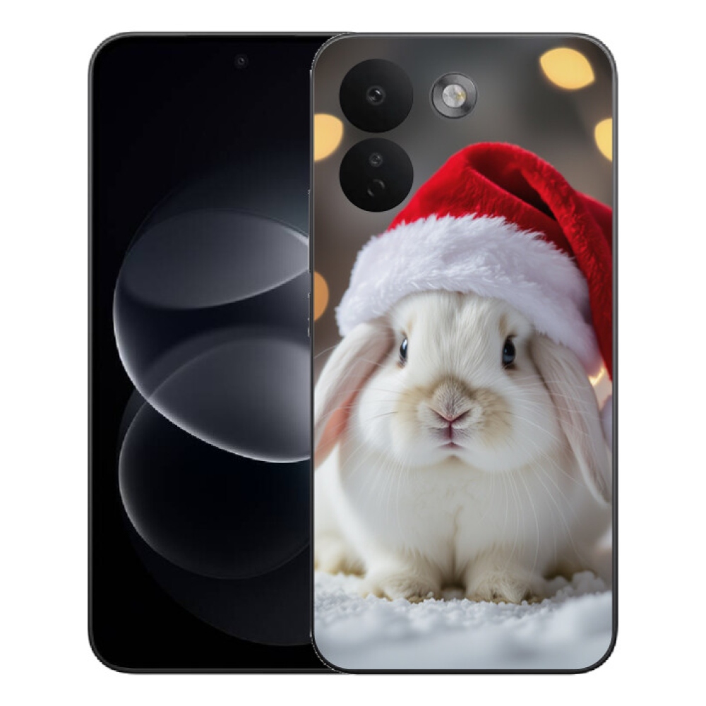 Gélový kryt mmCase na Xiaomi Redmi Note 17 Pro Max 5G - vianočný králik