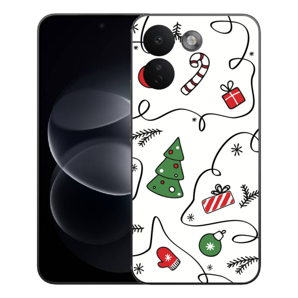 Gélový kryt mmCase na Xiaomi Redmi Note 17 Pro Max 5G - vianočné motívy