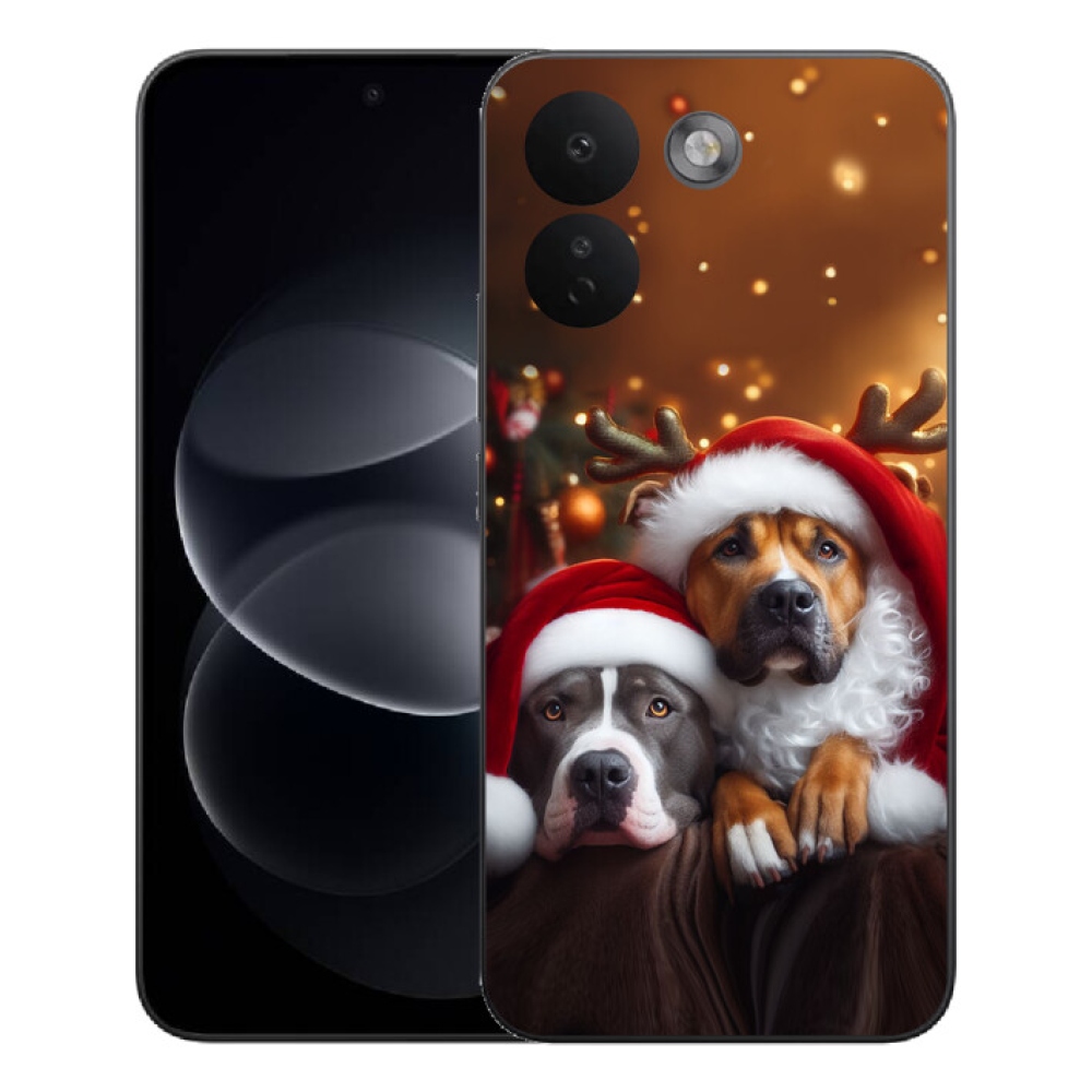 Gélový kryt mmCase na Xiaomi Redmi Note 17 Pro Max 5G - vianočné psy
