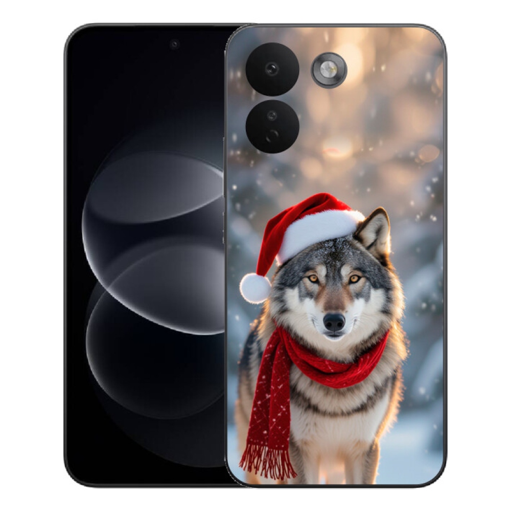 Gélový kryt mmCase na Xiaomi Redmi Note 17 Pro Max 5G - vianočný vlk