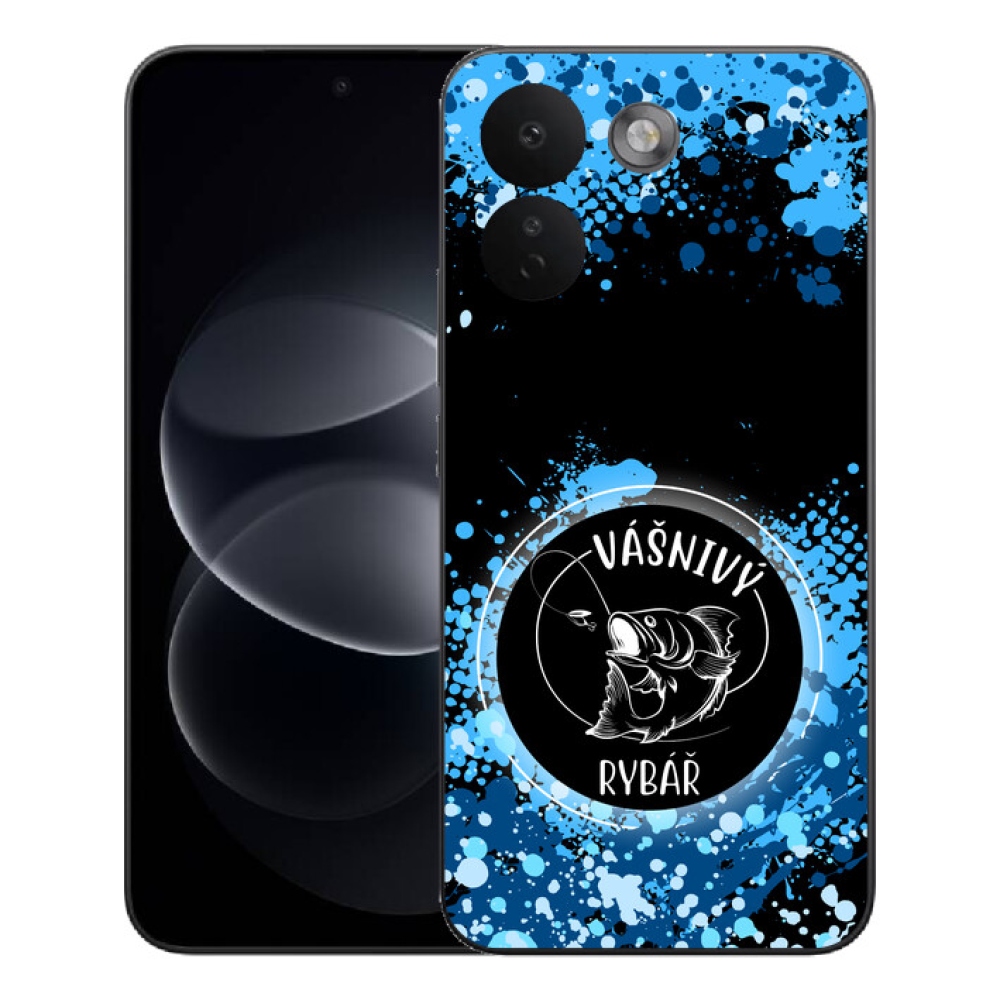 Gélový kryt mmCase na Xiaomi Redmi Note 17 Pro Max 5G - vášnivý rybár čierne pozadie