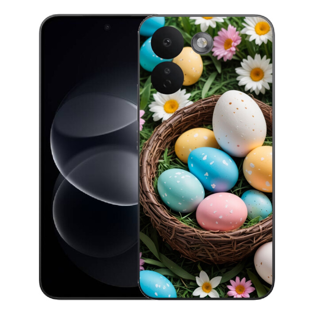Gélový kryt mmCase na Xiaomi Redmi Note 17 Pro Max 5G - veľkonočné vajíčka 2
