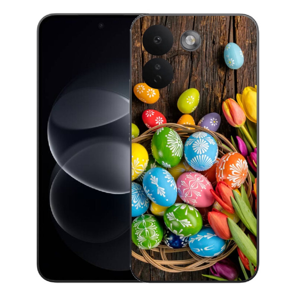 Gélový kryt mmCase na Xiaomi Redmi Note 17 Pro Max 5G - veľkonočné vajíčka