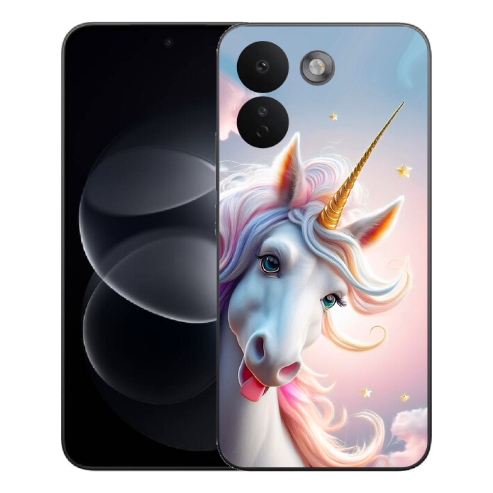 Gélový kryt mmCase na Xiaomi Redmi Note 17 Pro Max 5G - veselý jednorožec