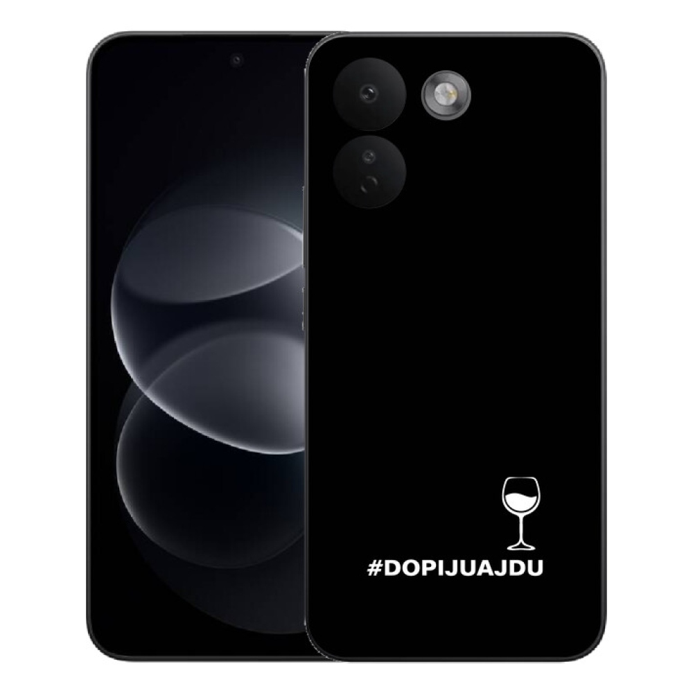 Gélový kryt mmCase na Xiaomi Redmi Note 17 Pro Max 5G - vínny motív čierne pozadie