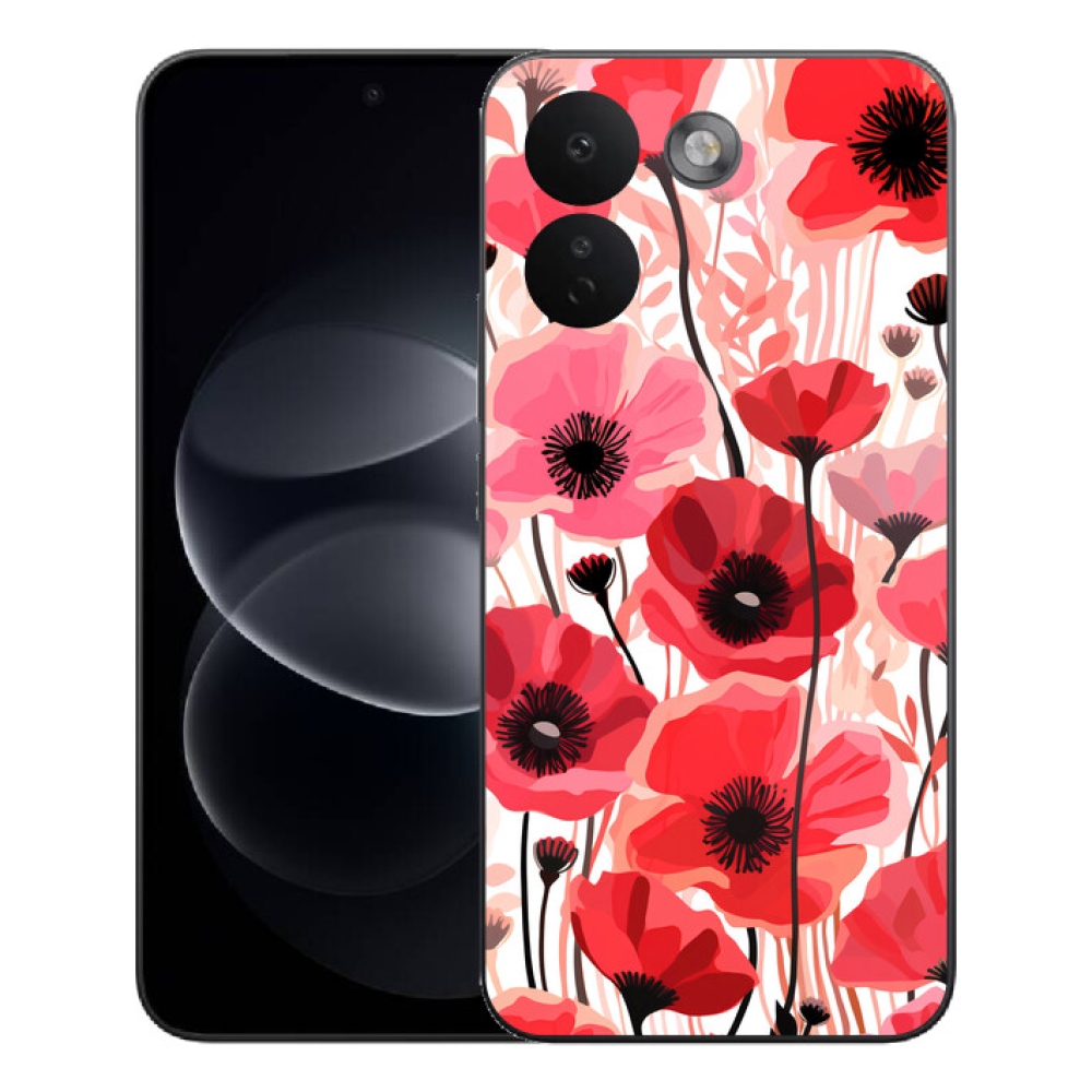 Gélový kryt mmCase na Xiaomi Redmi Note 17 Pro Max 5G - vlčí mak 1