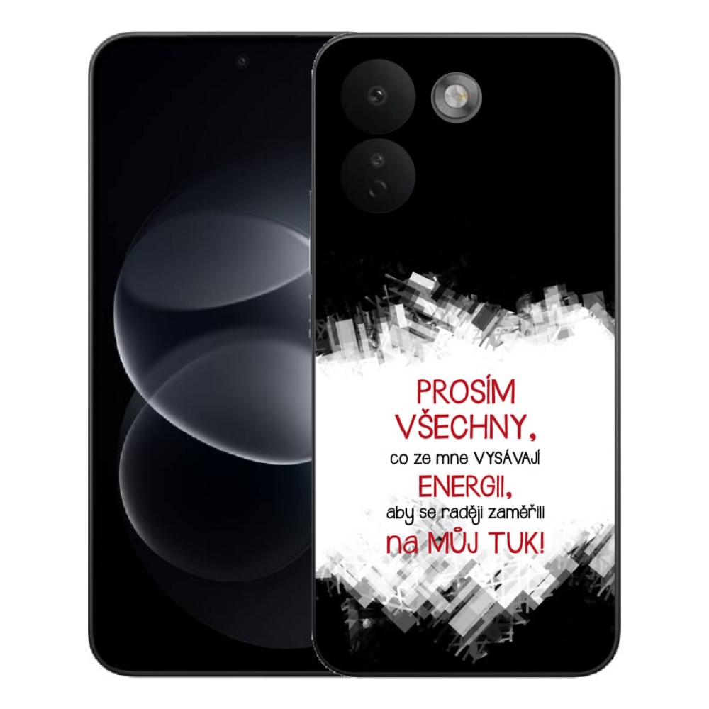 Gélový kryt mmCase na Xiaomi Redmi Note 17 Pro Max 5G - vtipný text 1 červený
