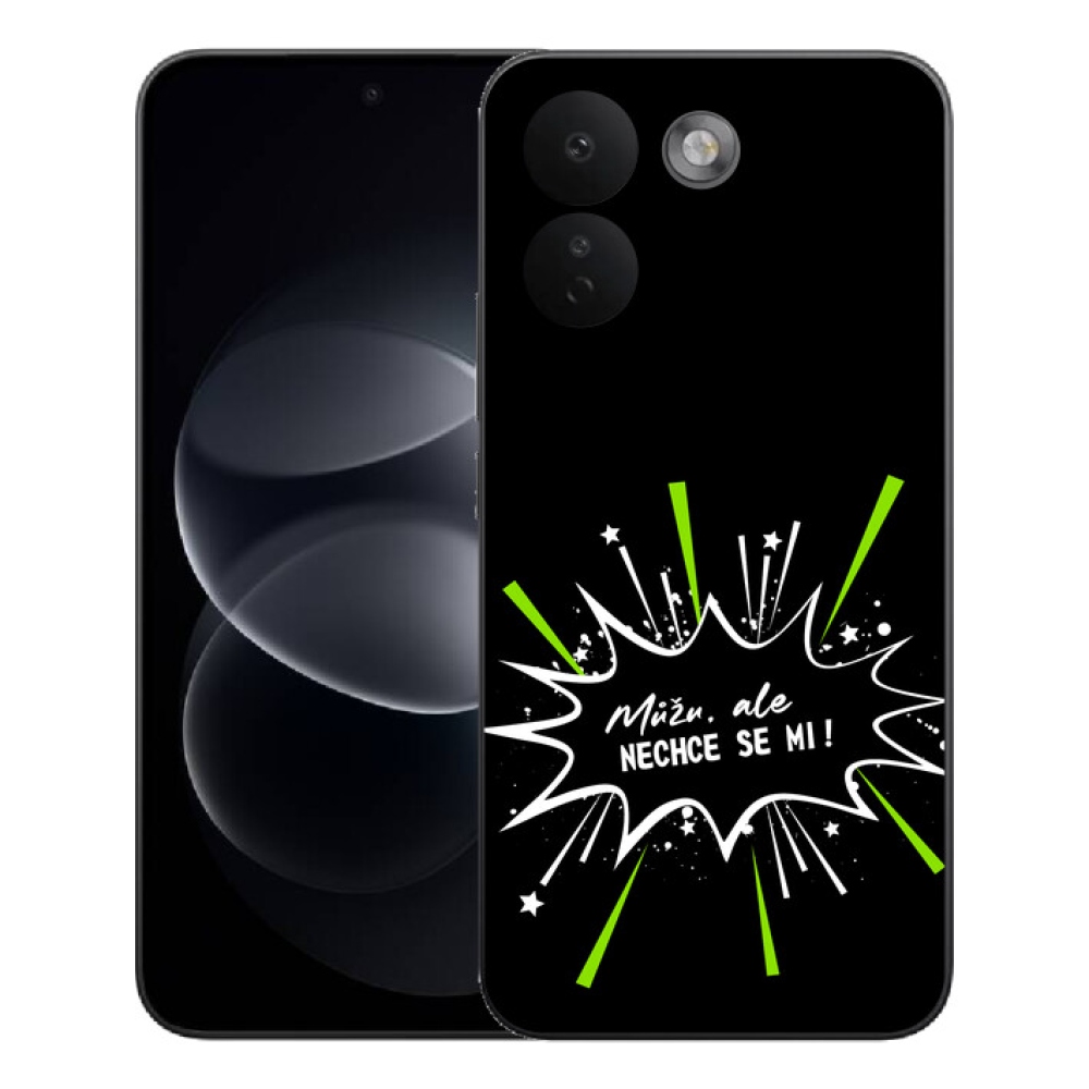 Gélový kryt mmCase na Xiaomi Redmi Note 17 Pro Max 5G - vtipný text 11 čierne pozadie