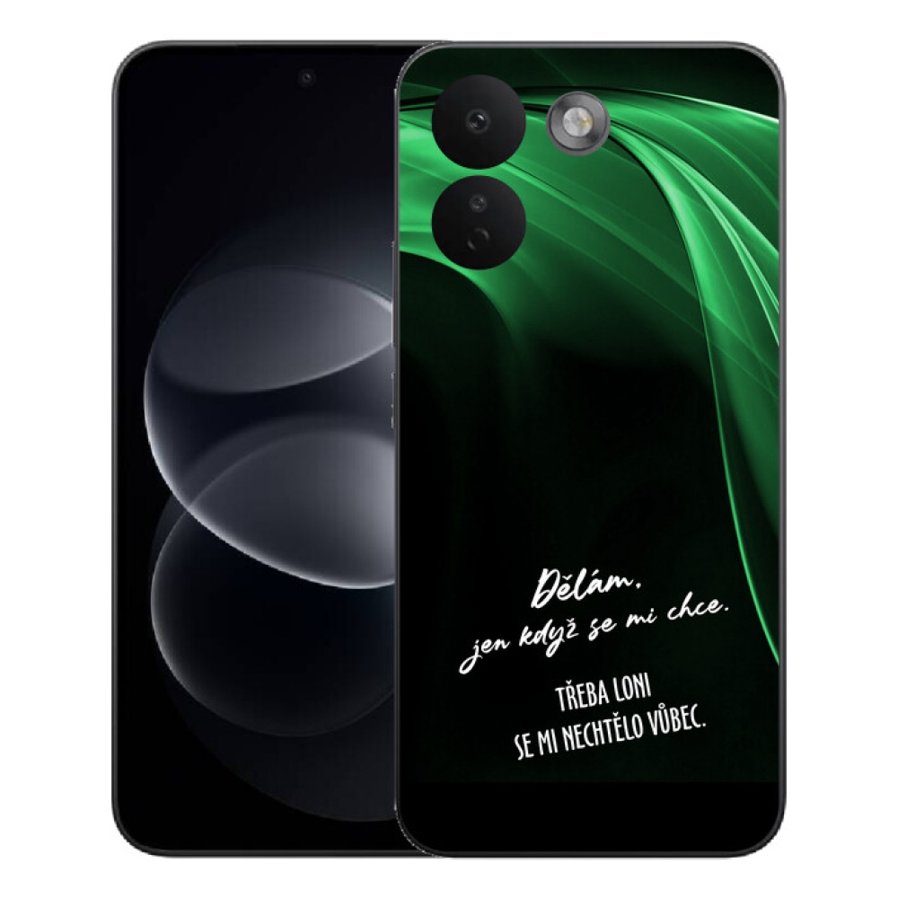 Gélový kryt mmCase na Xiaomi Redmi Note 17 Pro Max 5G - vtipný text 12 čierne pozadie