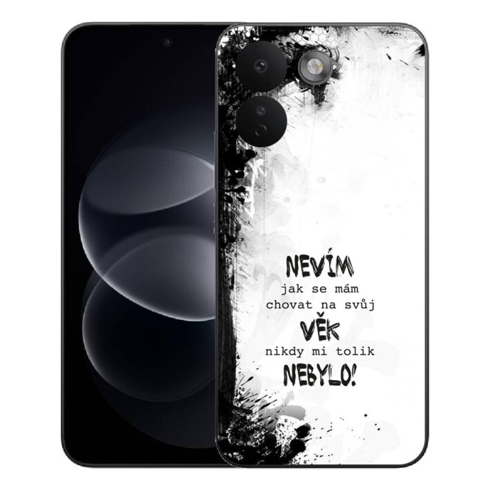 Gélový kryt mmCase na Xiaomi Redmi Note 17 Pro Max 5G - vtipný text 14 biele pozadie