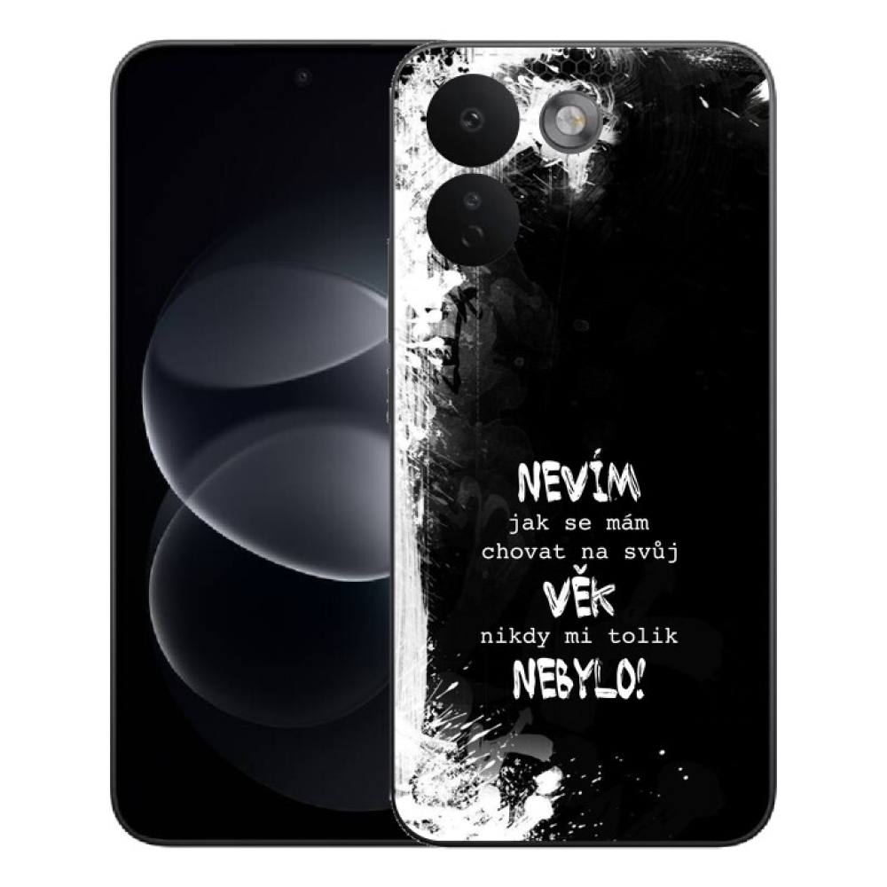 Gélový kryt mmCase na Xiaomi Redmi Note 17 Pro Max 5G - vtipný text 14 čierne pozadie