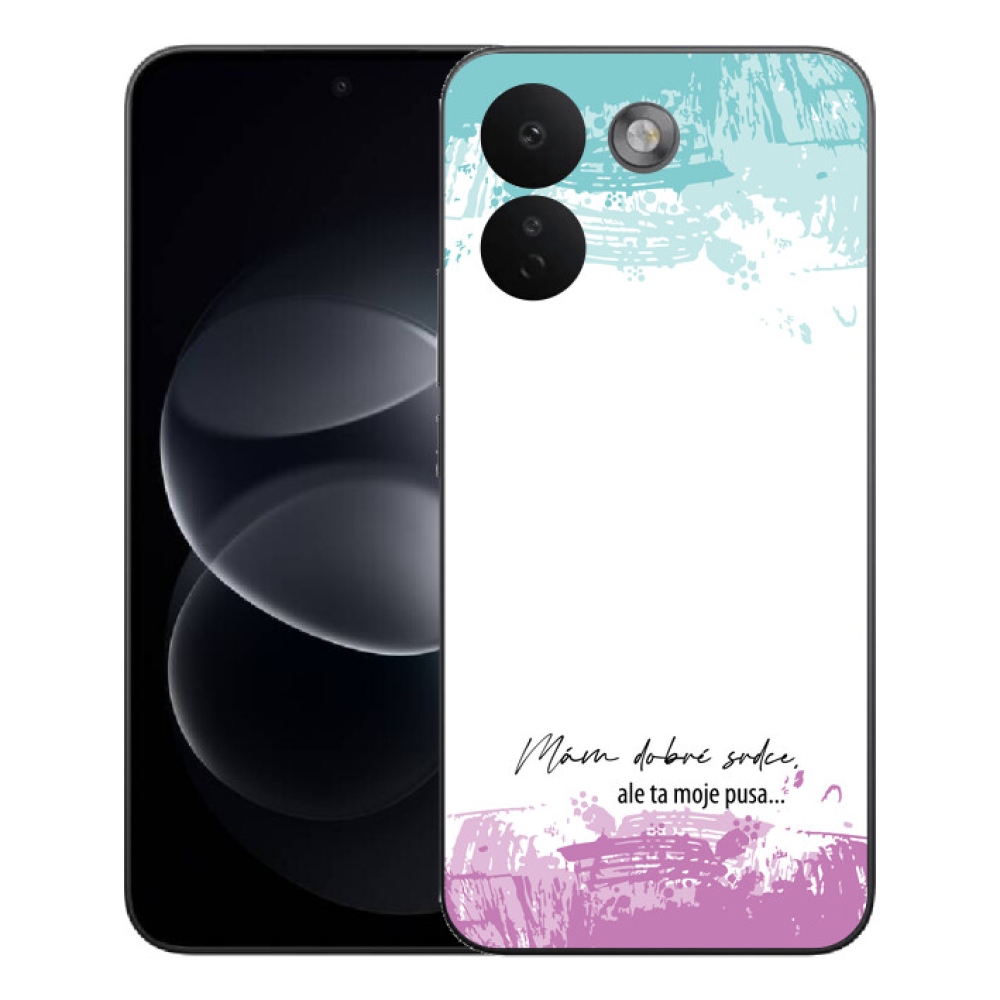 Gélový kryt mmCase na Xiaomi Redmi Note 17 Pro Max 5G - vtipný text 3 biele pozadie