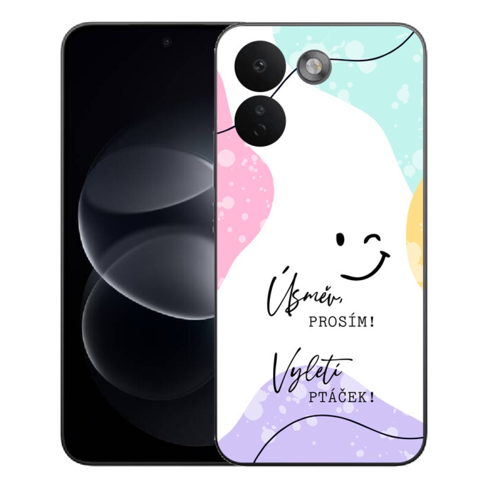 Gélový kryt mmCase na Xiaomi Redmi Note 17 Pro Max 5G - vtipný text 4 biele pozadie