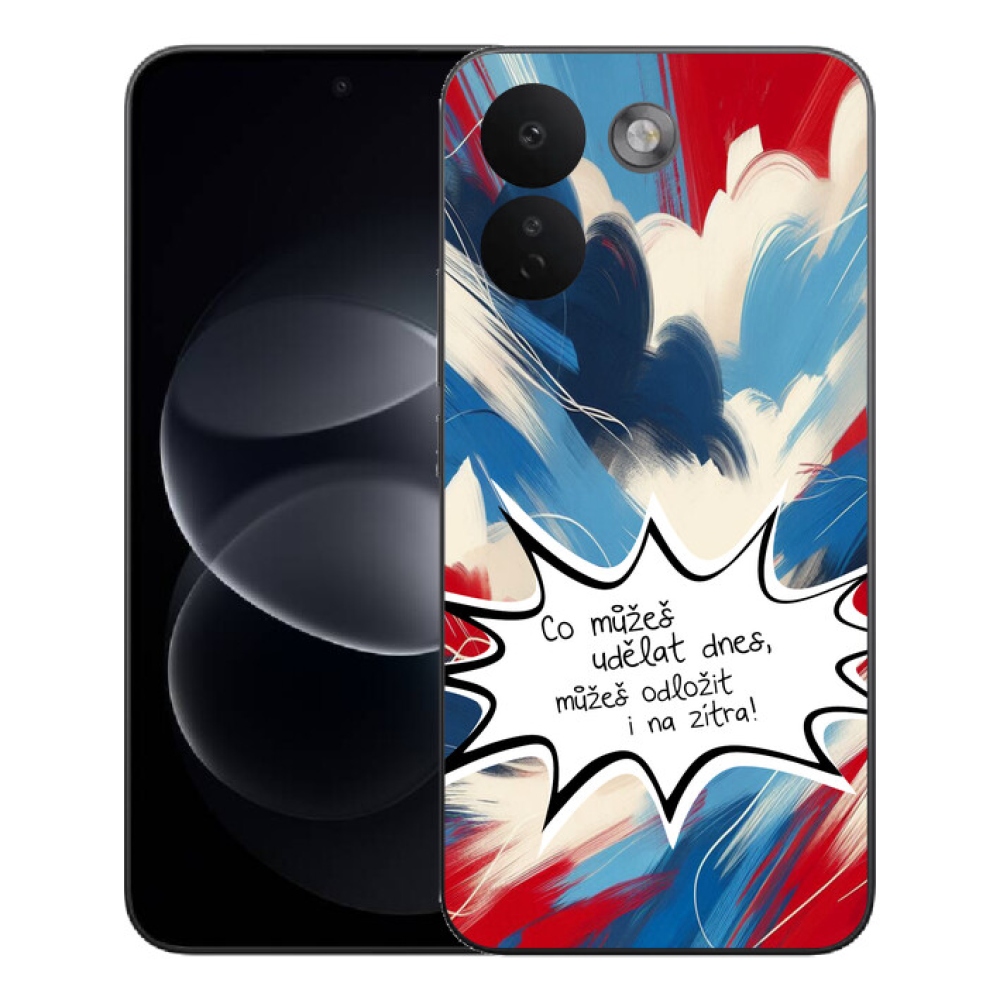 Gélový kryt mmCase na Xiaomi Redmi Note 17 Pro Max 5G - vtipný text 9 biele pozadie