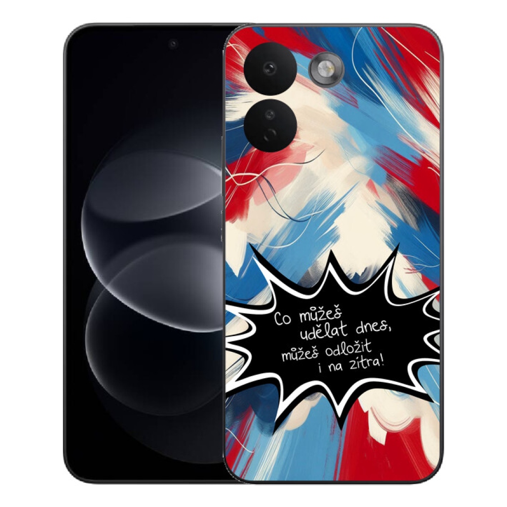Gélový kryt mmCase na Xiaomi Redmi Note 17 Pro Max 5G - vtipný text 9 čierne pozadie