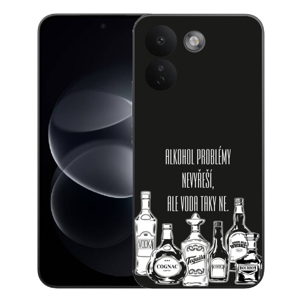 Gélový kryt mmCase na Xiaomi Redmi Note 17 Pro Max 5G - vtipný text čierne pozadie