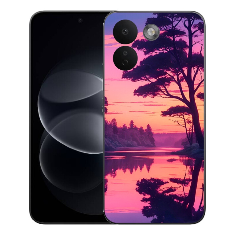 Gélový kryt mmCase na Xiaomi Redmi Note 17 Pro Max 5G - západ slnka nad jazerom