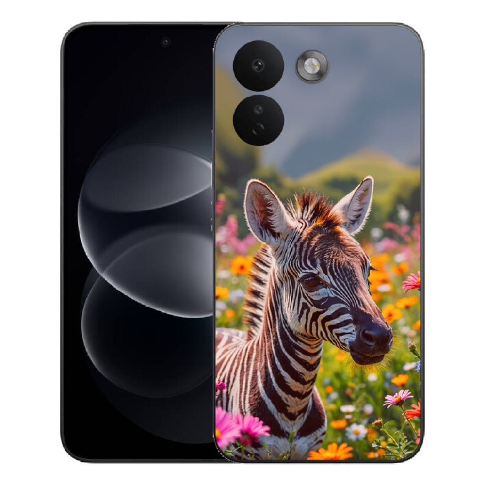 Gélový kryt mmCase na Xiaomi Redmi Note 17 Pro Max 5G - zebra na lúke