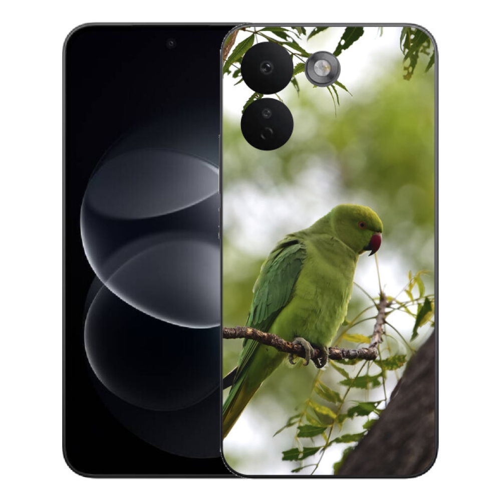 Gélový kryt mmCase na Xiaomi Redmi Note 17 Pro Max 5G - zelený papagáj